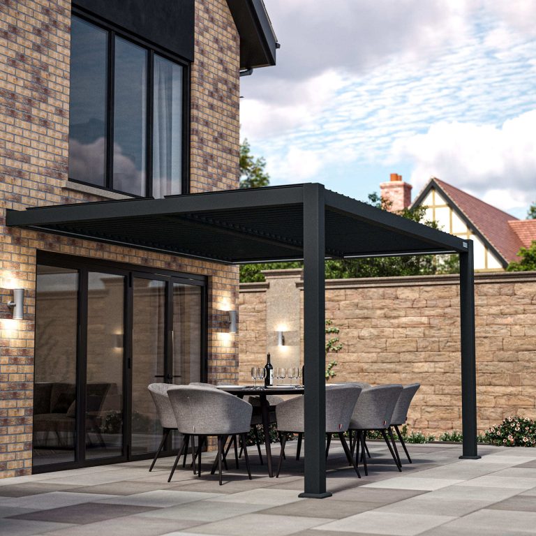 Como Wall Mounted Aluminium Pergola - Image 3