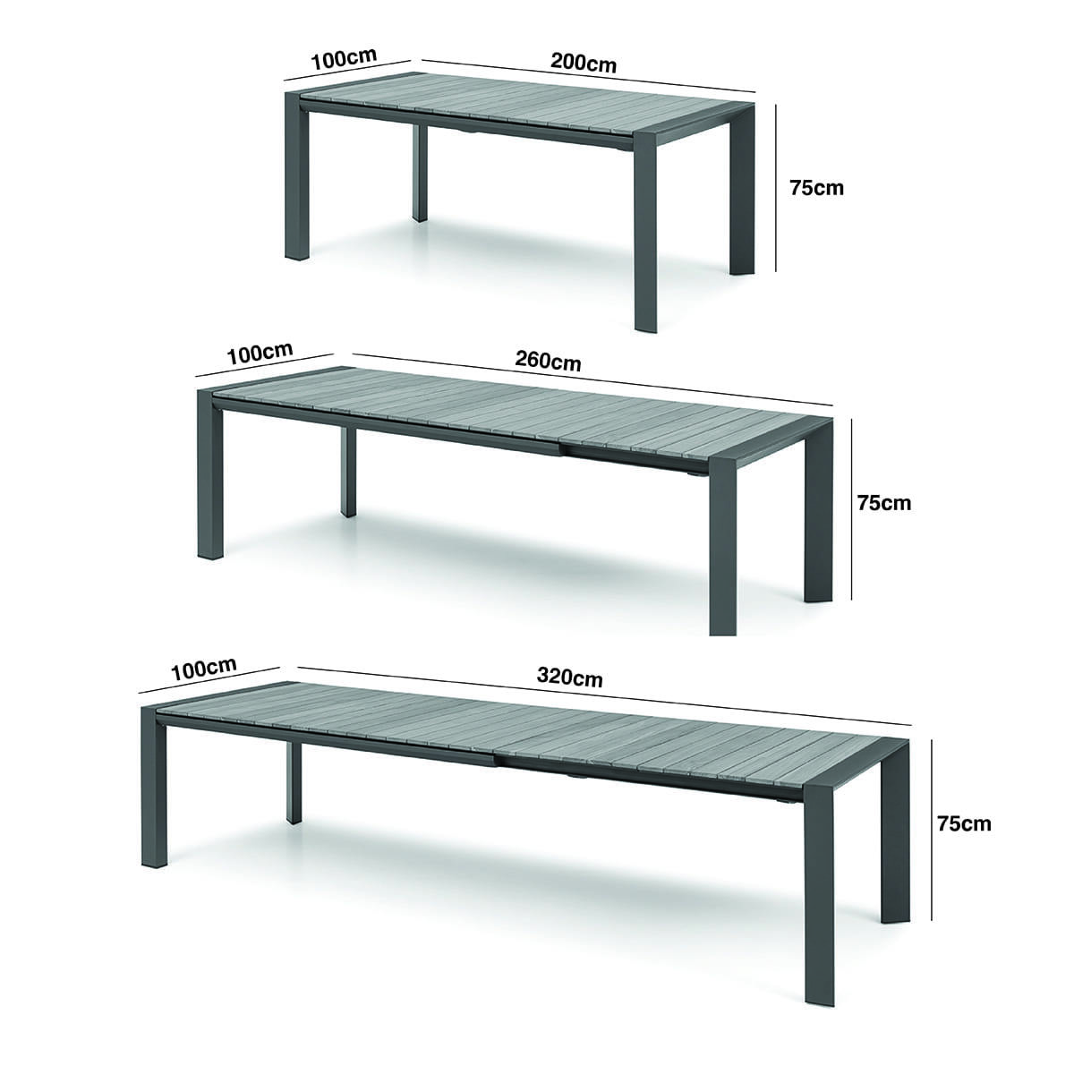 Ambition 10 Seat Rectangle Extending Teak Dining Set - Image 10