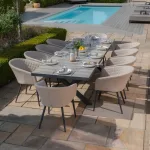 Ambition 10 Seat Rectangle Extending Dining Set