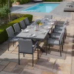 Maze Ibiza 10 Seat Rectangle Extending Dining Set