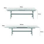 Ambition 10 Seat Rectangle Extending Dining Set - Image 8