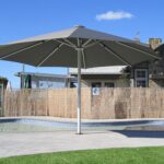 5m Octagonal Commercial Parasol - Centre Post