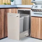 HCK-HW005 Solid Double Trash Drawer - Image 4