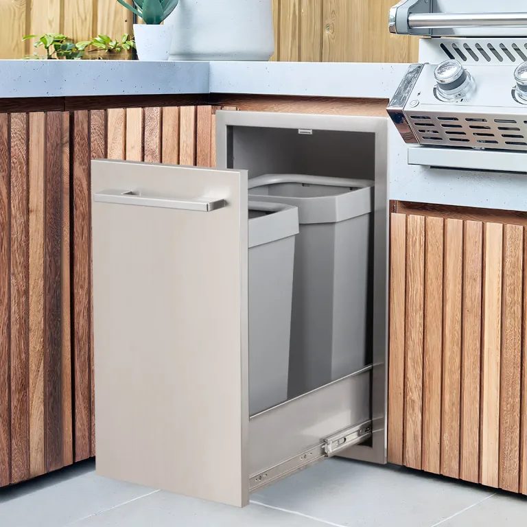 HCK-HW005 Solid Double Trash Drawer - Image 4