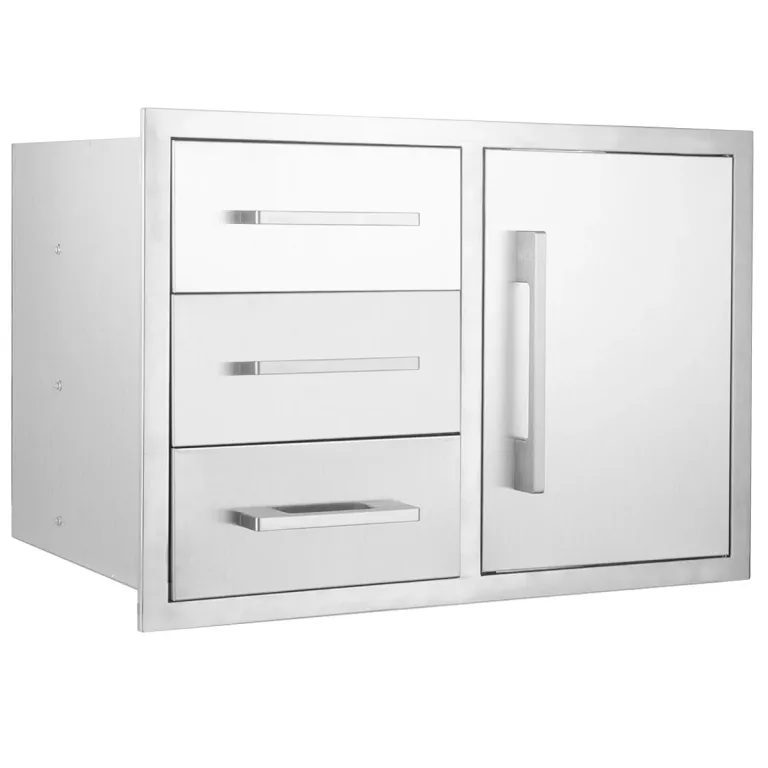 HCK-HW006 Solid Triple Drawer + Single Door Combo - Image 1
