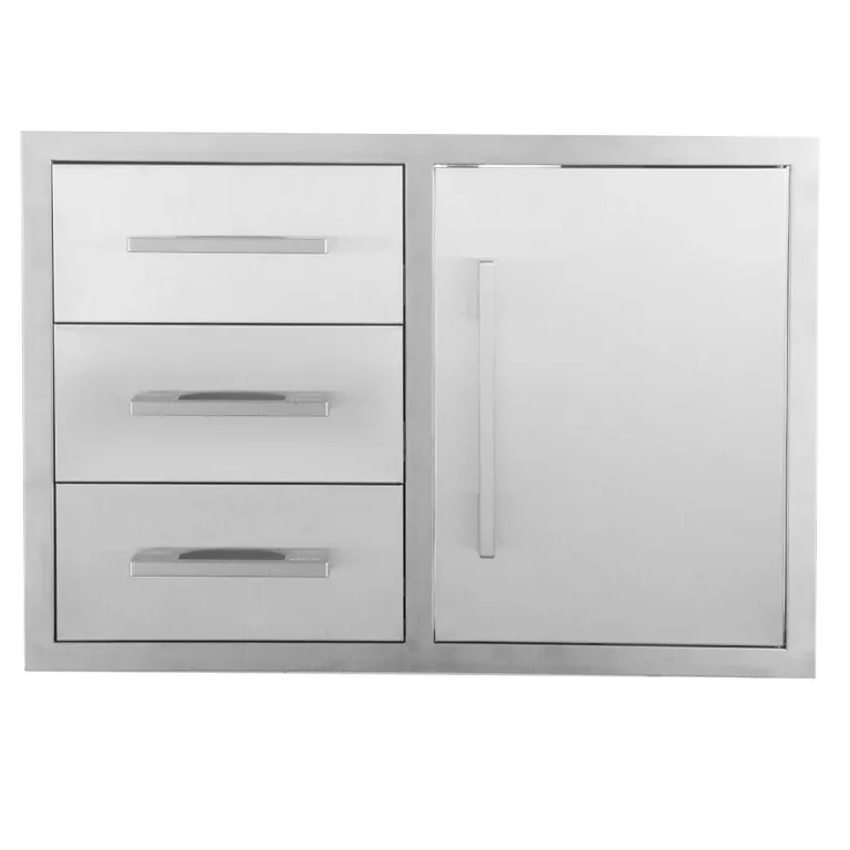HCK-HW006 Solid Triple Drawer + Single Door Combo - Image 4