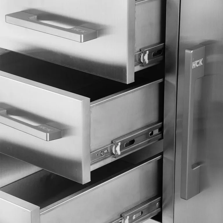 HCK-HW006 Solid Triple Drawer + Single Door Combo - Image 5