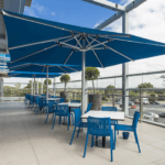 4m Square Commercial Parasol - Centre Post