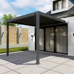 Titan Wall Mounted Aluminium Pergola - Image 1