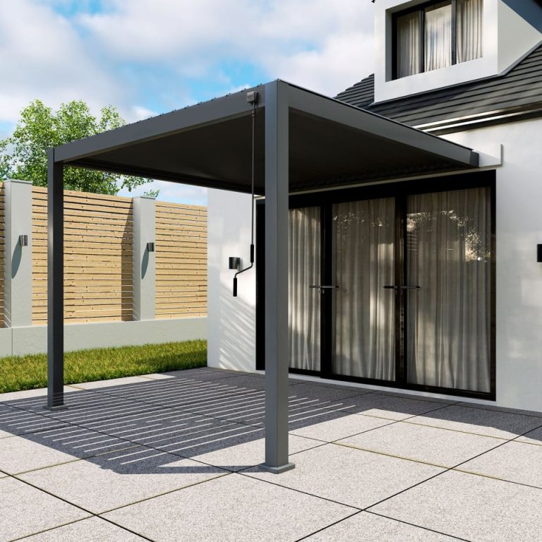 Titan Wall Mounted Aluminium Pergola - Image 1