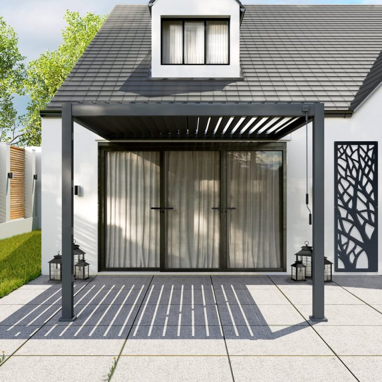 Titan Wall Mounted Aluminium Pergola - Image 2